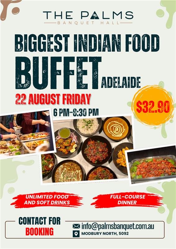 The Biggest Indian Food Buffet-22 Aug